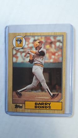 1987 Topps Barry Bonds RC.