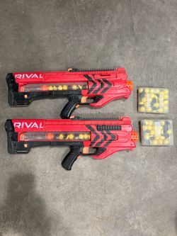 Qty-2 nerf rival toys dart balls
