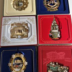 Seven golden ornaments