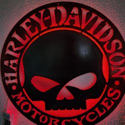 Harley Logo With Leds