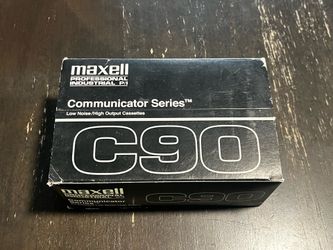 Brand New Sealed Maxell P/I Communicator Series Low Noise/High Output Cassettes 10