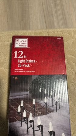 Home Accents Holiday 12-Inch Light Stakes 25-Pack