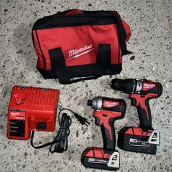 Milwaukee M18 Brushless Drill Set Kit 