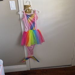 Little Girls Size 5-6 Little Mermaid Dress 