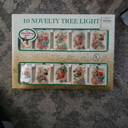 Disney Company Vintage Kurt Adler 10 Novelty Christmas Tree Light Set