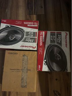 Speakers and radio brand new