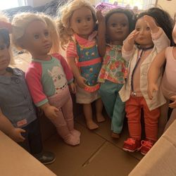 6 Our Generation Dolls 