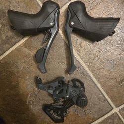 Microshift 10sp sword, dropbar 1x levers/shifter derailleur