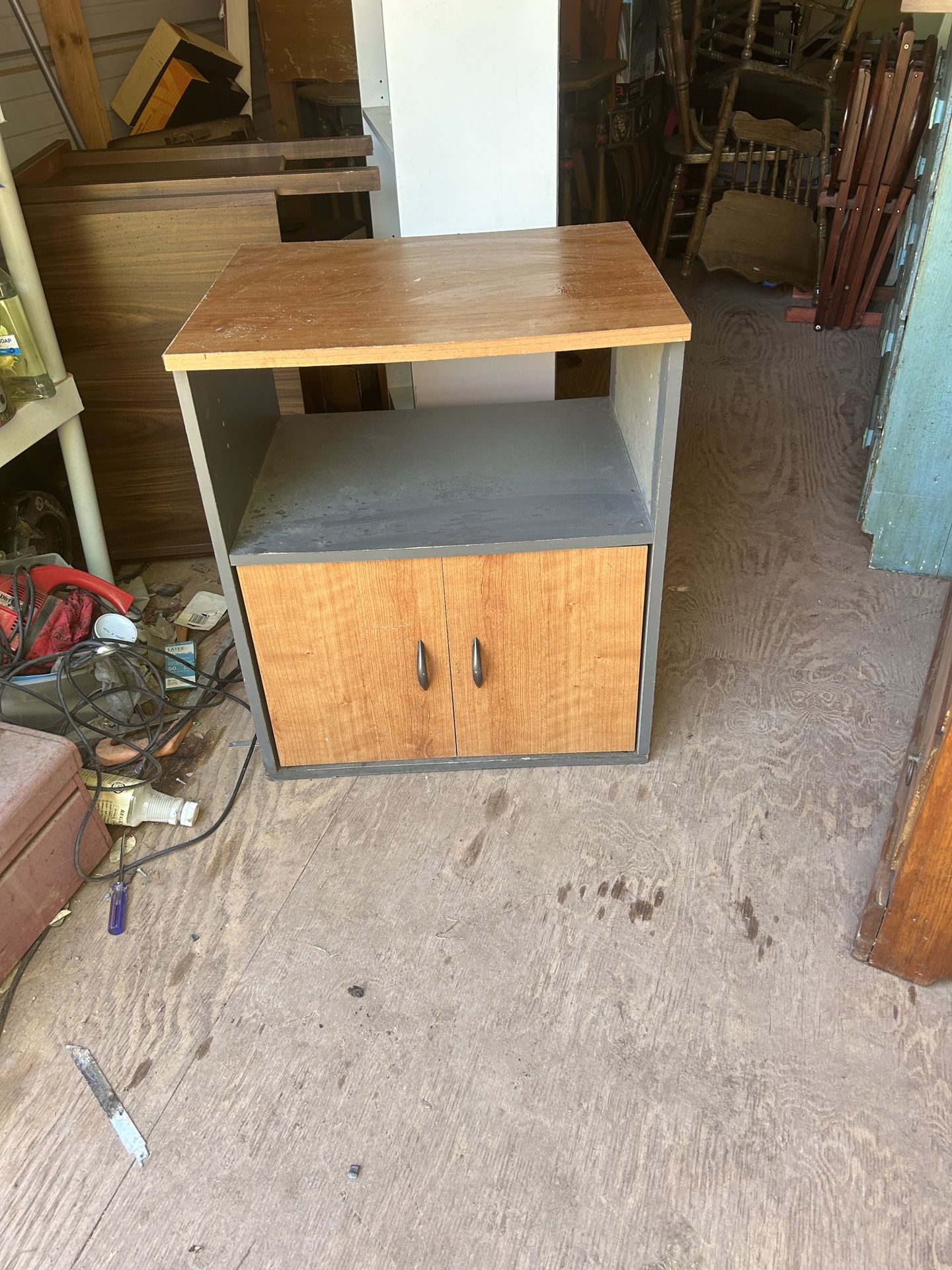 a cabinet its 27 inches tall 24 inches wide and 20 inches deep