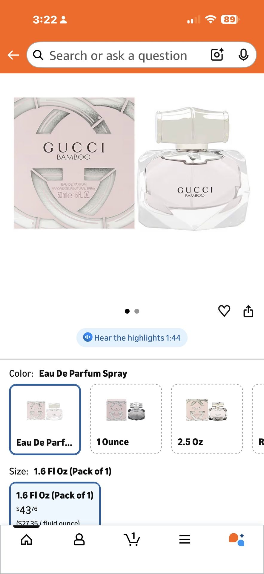 Gucci Bamboo Perfume
