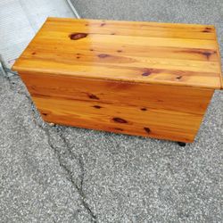 Moving Sale --Wood Storage Chest