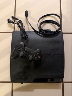 PlayStation 3 Slim 120GB Bundle – Controller, All Cords, & 5 Games