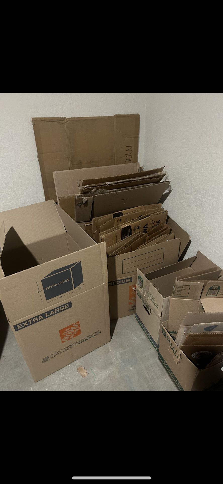New And Gently Used Moving Boxes 