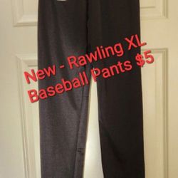 New - Rawlings Youth Size XL Baseball Pants $5