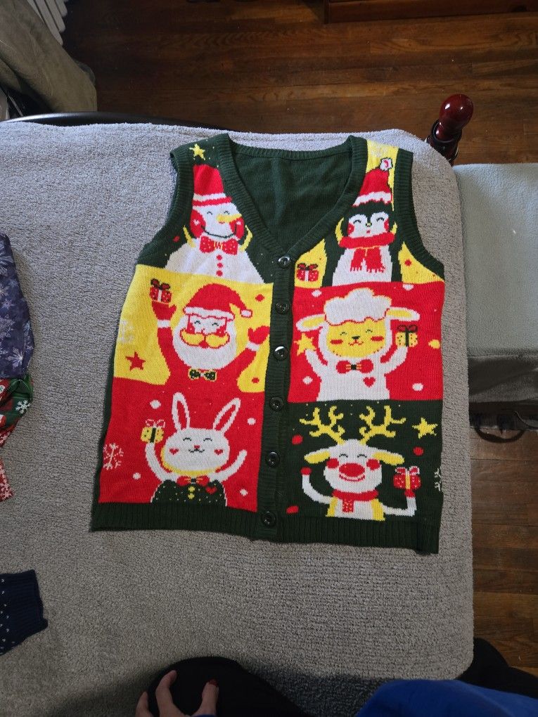 Vest Chritmas Sweater