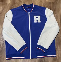 Tommy Hilfiger Blue Varsity Jacket 2xl
