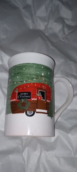 Merry Christmas Red Trailer Cup (eill be cleaned before ship)