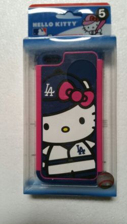 LA Dodgers Hello Kitty iPhone 5 phone case.