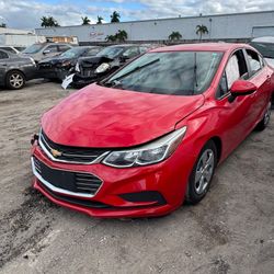 2018 Chevy Cruze parts 1.4 Engine Transmission Doors RAdio Cluster Hood Rims Fender Axels  Bumpers Lights Fuses Power Steering 