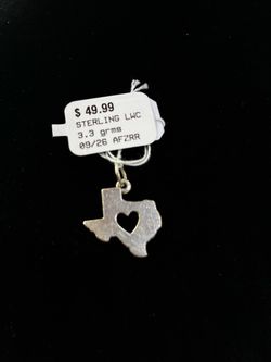 TEXAS HEART CHARM