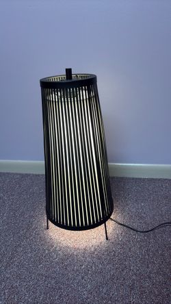 24” Black Caged Lamp $15.00