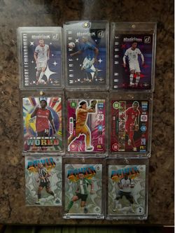 9 card soccer lot