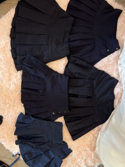 Navy blue School Uniform Skirts
