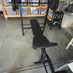 Workout Bench With Weights 