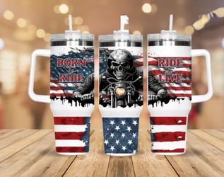 Born To Ride 40oz Tumbler