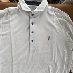 The Bridge Greyson Long Sleeve Polo Size M