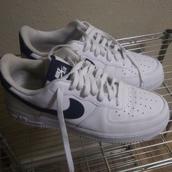 Nike Air Force 1 Blue Concord Shoes Size 10.5 Like New W Box