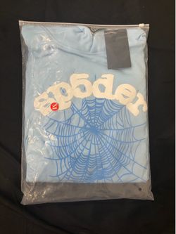 Blue spider hoodie size medium