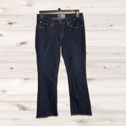 Signature New Without Tags Blackish Blue Modern Bootcut Jeans Wm 12