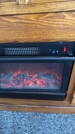Electric fire place cabinet