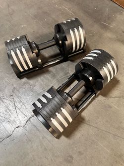 DIY NÜOBELL 850 Adjustable Dumbbells – Pair with Bases