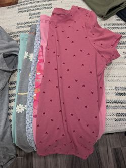 Girls shirts and dresses, size 12,14,16