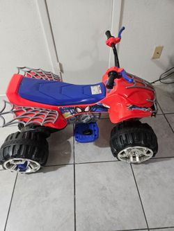 Spiderman ATV ride on toy