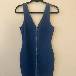 Denim Dress Women Medium 