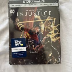 Injustice Animated Movie Steelbook