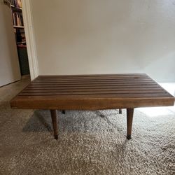 Mid Century Yugoslavian Wood bench 