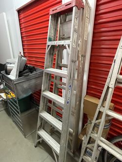 Two 6 Feet Werner Ladders 