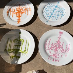 White glass collection