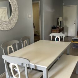 Freshly Pained Dining Room table