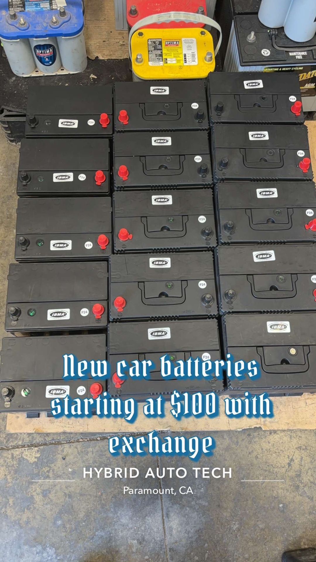 New Car Batteries