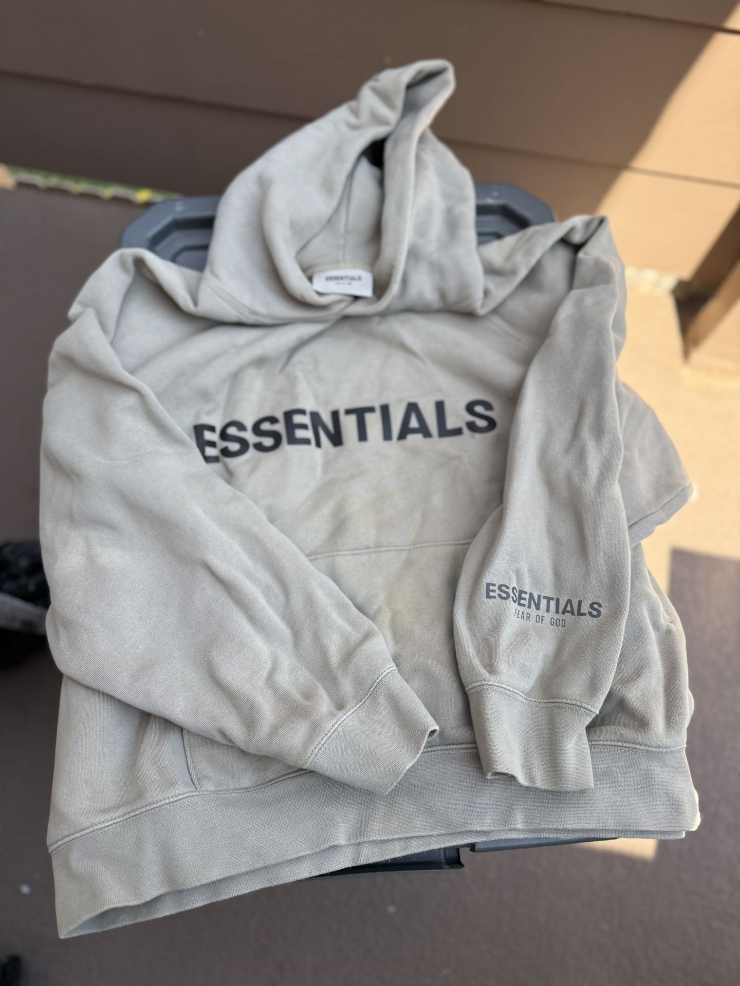 FOG Fear of God Essentials Hoodie Sweater – Unisex Size M