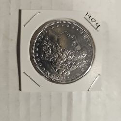 1904 Morgan Silver Dollar 
