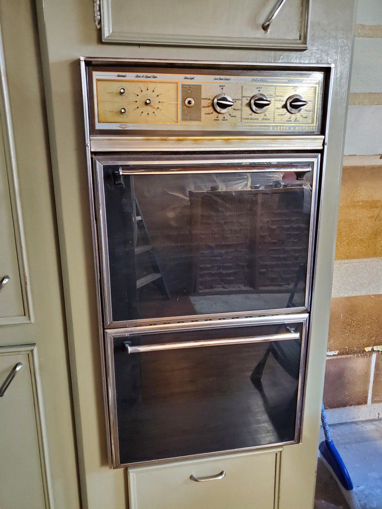 O Keefe Merritt Double Wall Oven For In Porter Tx Offerup - O Keefe And Merritt Wall Oven