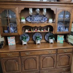 China Cabinet Solid Wood