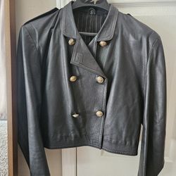 Leather Jacket Size Small