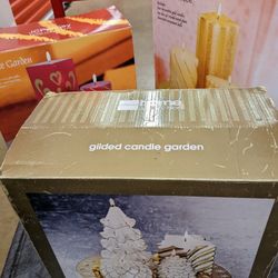 3 CHRISTMAS CANDLE GARDENS!!! WERE PRICE ALMOS T $130 But Pricing To Sell!!!